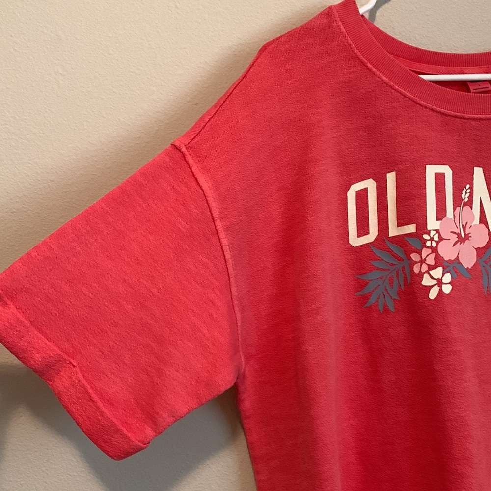 New!! Old Navy Red Cotton Sweater Top Size Large - Picture 2 of 7